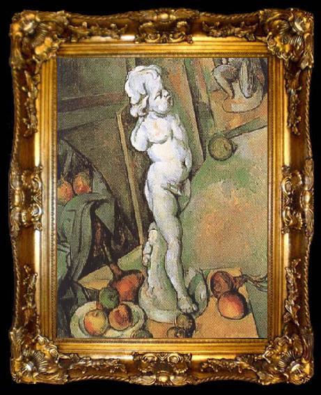 framed  Paul Cezanne Still Life with Plaster Cupid (mk35), ta009-2